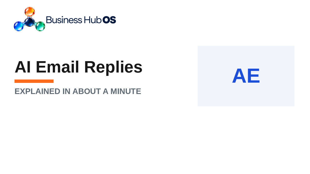 AI email replies