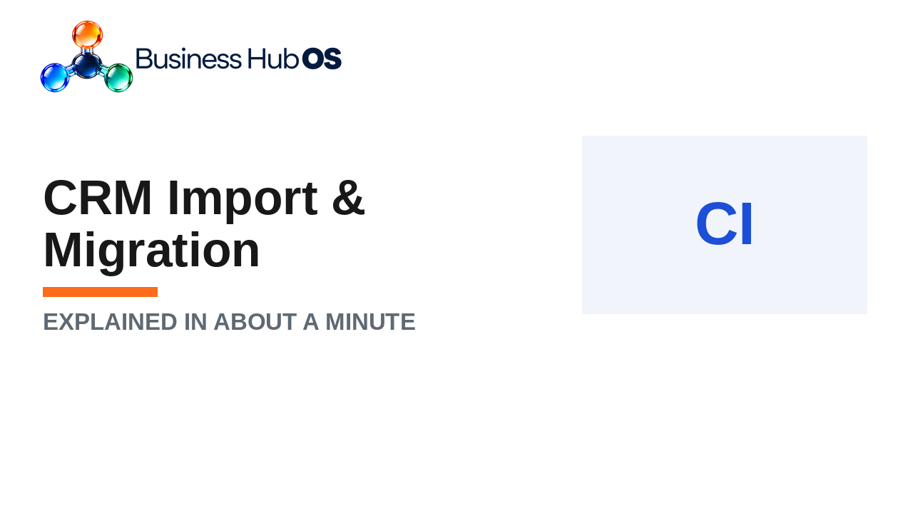 CRM import & migration