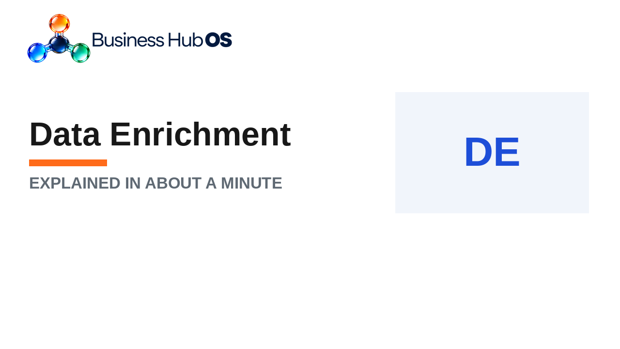 Data enrichment