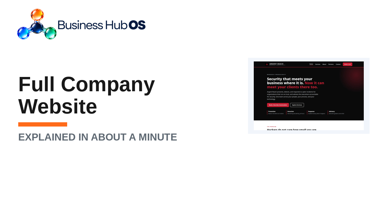 Full company website