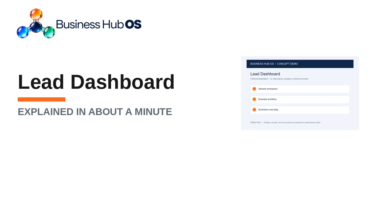 Lead dashboard