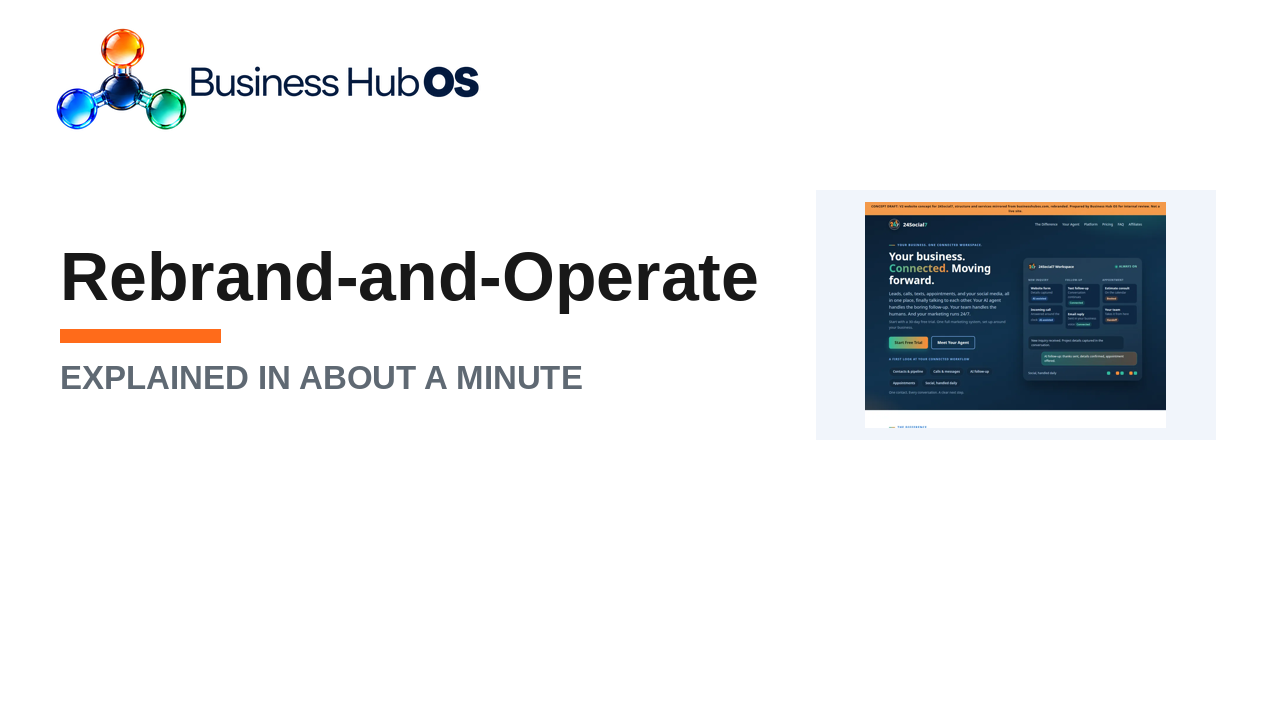 Rebrand-and-operate