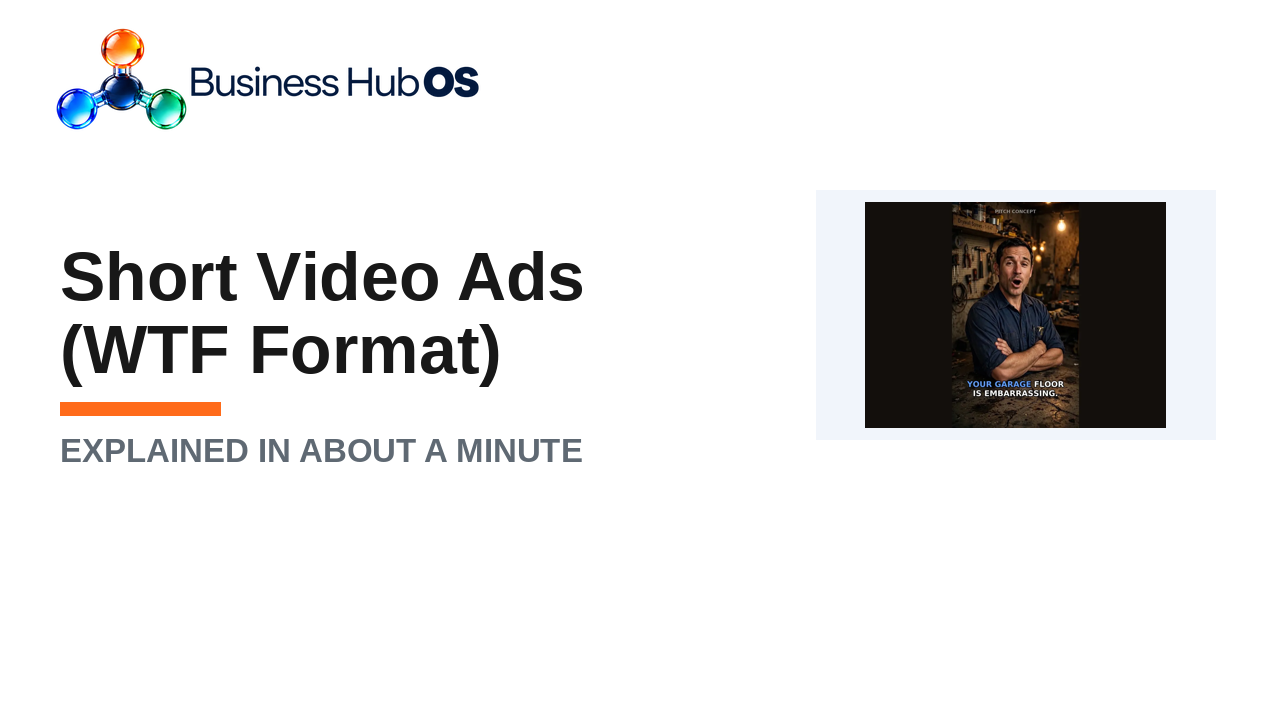 Short video ads (WTF format)